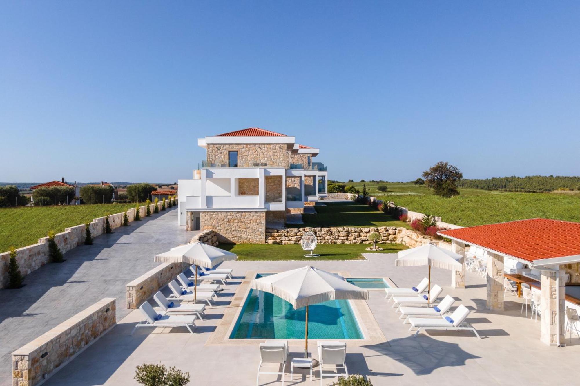 Anna Mare Luxury Apartments Afytos Luaran gambar